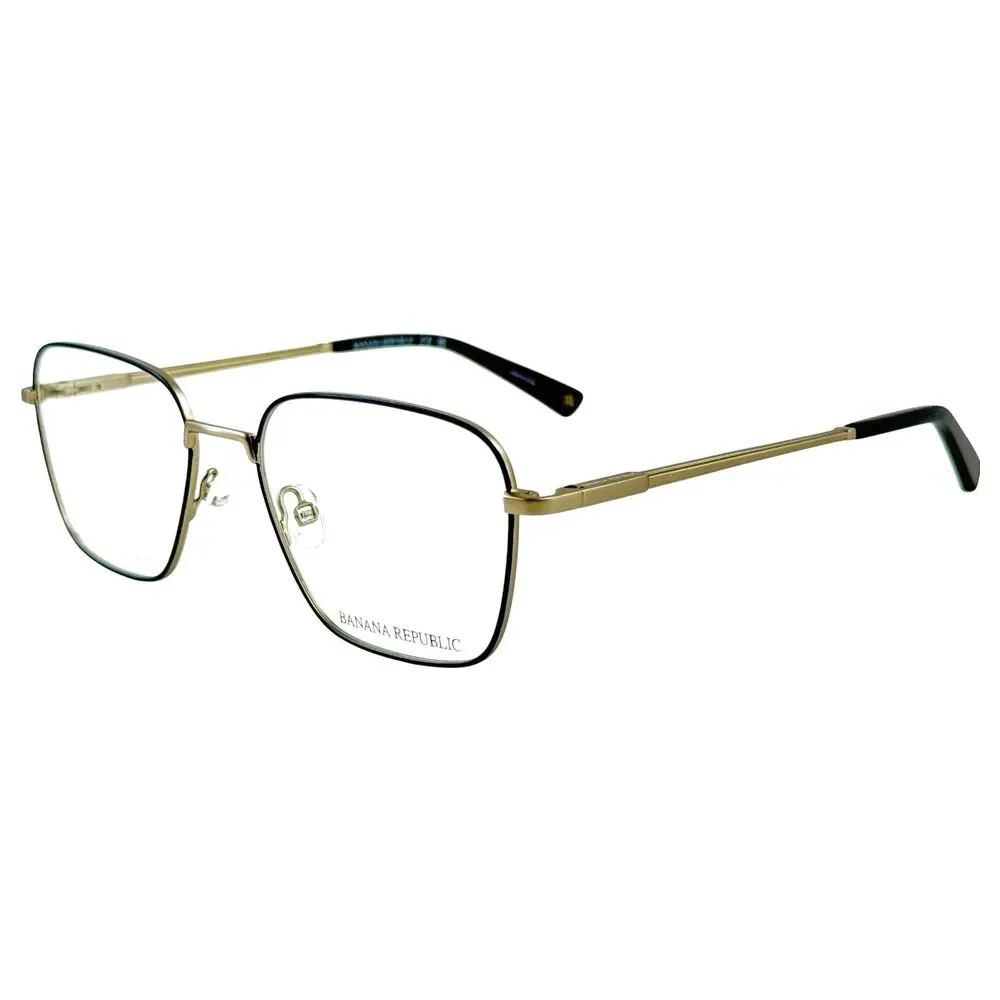 Banana Republic BR119 Mens Metal Eyeglass Frame ADY Gray 52-17 w Case